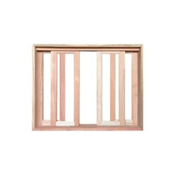Vitro Correr Madeira Eucalipto 1,00x2,20 Cx14cm Frainer - 2