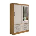 Ver imagem 1 de Guarda Roupa Meridian 2 Portas Cinamomo/Off - D Doro Móveis