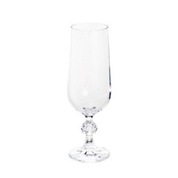 Conjunto 6 Taças para Champagne de Vidro com Titânio Klaudie 180ml Rojemac - 2