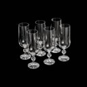 Ver imagem 3 de Conjunto 6 Taças para Champagne de Vidro com Titânio Klaudie 180ml Rojemac