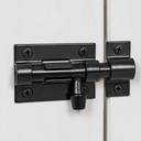 Ver imagem 3 de Ferrolho 3" Preto – Kit com 2 Peças