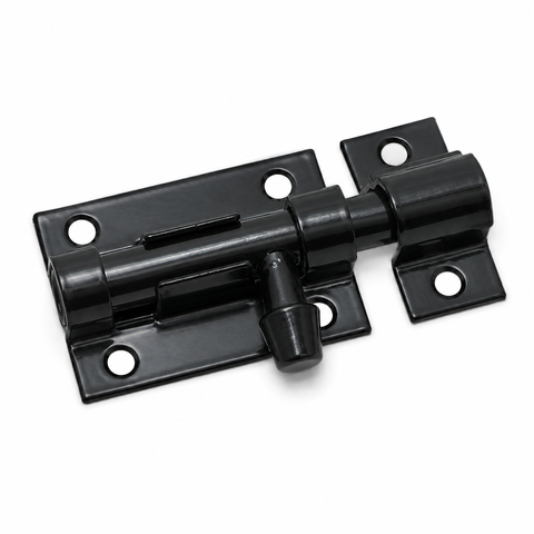 Ferrolho 3" Preto – Kit com 2 Peças