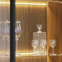 Ver imagem 6 de Cristaleira Ambiente Guanabara Preto Acetinado Noce Milano – Colibri