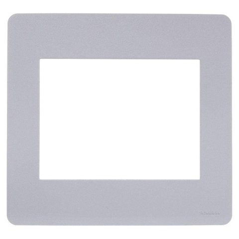 Placa 4x4 6 Módulos Gamma Silver Orion Schneider
