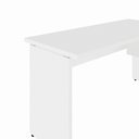 Ver imagem 5 de Mesa Escrivaninha 150cm Pés Painel com Gaveteiro Suspenso F5 Office