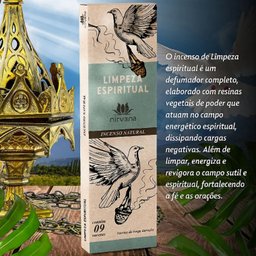 Incenso Natural Nirvana - Limpeza Espiritual - 2