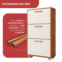 Ver imagem 6 de Sapateira 3 Portas Basculante Freijó/Off-White Advantage