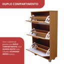 Ver imagem 5 de Sapateira 3 Portas Basculante Freijó/Off-White Advantage