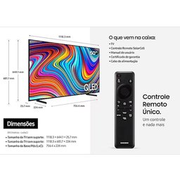 Smart TV 65 polegadas 4K Samsung QLED, com Gaming Hub, QN65Q60CA - 8