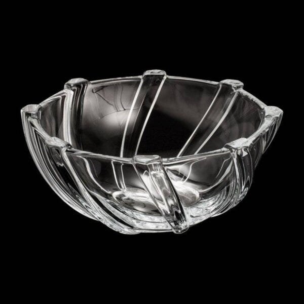 Centro de Mesa de Vidro com Titânio Infinity 28cm Rojemac - 3