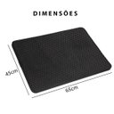 Ver imagem 3 de Tapete Coletor Areia Higienico Gato Pet Animais Anti Sujeira Chao Casa Limpo Petshop Ab.midia Su-are