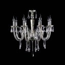 Ver imagem 1 de Lustre Gallery Crist/vid 71cmx78cm 8xe14 - Tr/champ Bella