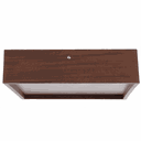 Ver imagem 4 de Kit 2 Plafons Quadrado Madeira 25x25 02 Luzes - Freijó