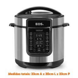 Jogo de Panela Pressão Elétrica Multiuso Inox 6l 220v com Amassador Inox e Concha Tramontina - 7