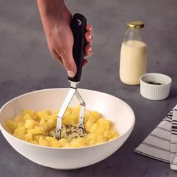 Jogo de Panela Pressão Elétrica Multiuso Inox 6l 220v com Amassador Inox e Concha Tramontina - 4
