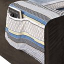 Ver imagem 3 de Manta para Sofá Retrátil 1,80mx 2,40m Listrada Sala Neutra