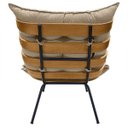 Ver imagem 6 de Poltrona Costela com Puff em Linho ou Veludo - Élpis Móveis - Linho Papiro