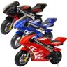 Mini Moto Infantil Gasolina 2 Tempos 49cc Speed Ninja Gp Esportiva Pocket Bike Importway Wvpr-204 Wv - 1