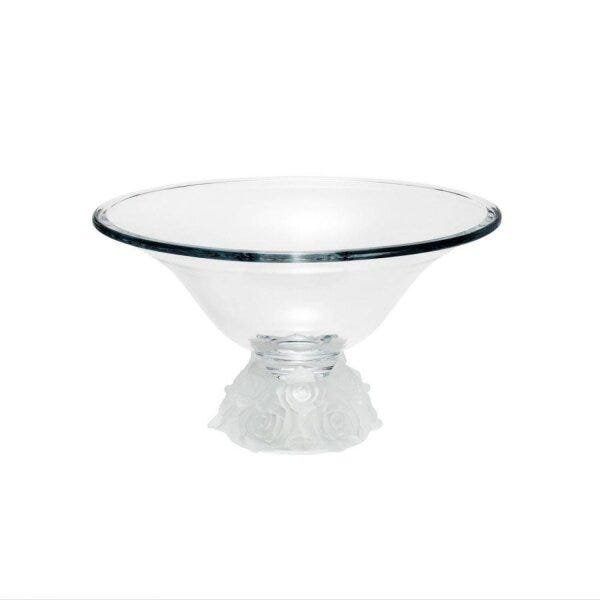 Centro de Mesa de Vidro com Titânio Rose 35,5cm Rojemac - 4