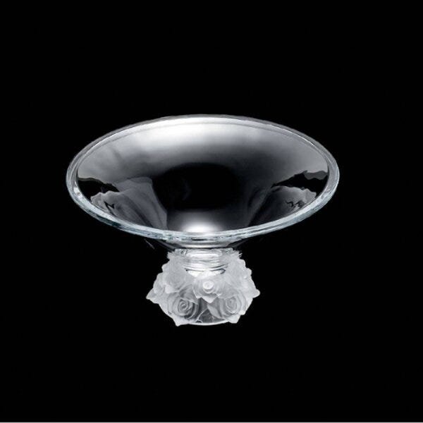 Centro de Mesa de Vidro com Titânio Rose 35,5cm Rojemac - 3