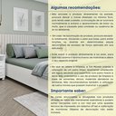Ver imagem 6 de Cama Casal em MDP 193cm x 144cm Grecia Yescasa Branco/Neve