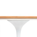 Ver imagem 3 de Mesa de Jantar Tulipa Saarinen Redonda 80cm - Freijó Base Branca