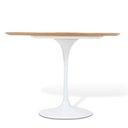 Ver imagem 2 de Mesa de Jantar Tulipa Saarinen Redonda 80cm - Freijó Base Branca