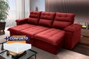 Ver imagem 1 de Sofá Retrátil Reclinável Verona 2,30m Suede Velut Molas Ensacadas - King House