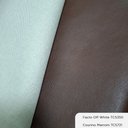 Ver imagem 2 de Cabeceira King com LED Yeon Courino Marrom / Linho Off White - Sallar Home
