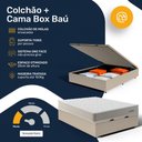 Ver imagem 3 de Cama Box Baú Casal com Colchão de Molas Ensacadas Luxury 138x188x62cm