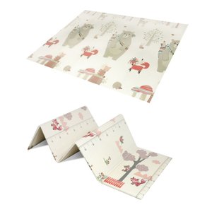 Tapete Infantil Tatame Dupla Face 150cm X 200cm Ursos Kapazi