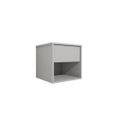 Ver imagem 3 de Mesa de Cabeceira Suspensa com 1 Gaveta e 1 Nicho 100% Mdf Plancasa:brancotx