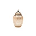 Ver imagem 2 de Porta Algodão Colorido de Vidro com Tampa de Ferro Fundido 10,5cmx10,5cmx14cm Rojemac