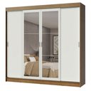 Ver imagem 6 de Guarda-roupa Casal Austin 4 Portas 3 Gavetas Rustic