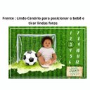 Ver imagem 6 de Edredom Dupla Face Tapete Foto Bebê Mêsversário Vem Pro Fut