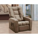 Ver imagem 1 de Poltrona Do Papai Reclinável Irlanda Suede Capuccino Madelina Decor