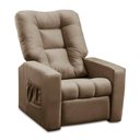 Ver imagem 3 de Poltrona Do Papai Reclinável Irlanda Suede Capuccino Madelina Decor
