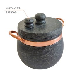 Panela de Pressão Pedra Sabão Bojuda 2,5 Litros - 2