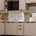 Ver imagem 6 de Cozinha Modulada Completa 7 Peças com Espaço para Forno e Micro-ondas com Tampo Aspen Luciane Móveis