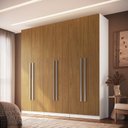 Ver imagem 1 de Guarda-Roupa Modulado 237cm com 6 Portas Cabideiros e Gavetas Integrato