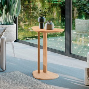 Mesa Auxiliar Orgânica 60cm Freijó - Dalla Costa