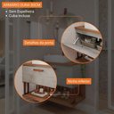 Ver imagem 4 de Gabinete para Banheiro 80 Cm 100% Mdf Nicho 1 Porta Basculante Duna Mgm Móveis Cimento/freijo