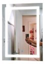 Ver imagem 1 de Espelho Jateado Iluminado com Led Quente e Touch 70x50cm Horizontal