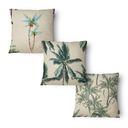 Ver imagem 1 de Kit 3 Capas de Almofada 43x43cm - Floral - Tecido Veludo 100% Poliéster