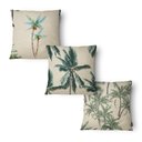Ver imagem 1 de Kit 3 Capas de Almofada 43x43cm - Floral - Tecido Veludo 100% Poliéster