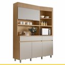 Ver imagem 1 de Cozinha 4 Portas 2 Gavetas Nesher Realeza Torre Angular 160cm 100 Mdf