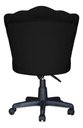 Ver imagem 3 de Cadeira Mocho Pétala Giratória para Estética Consultório Veludo Preto Bz Home Decor