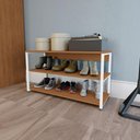 Ver imagem 2 de Sapateira Desk Canela/branco