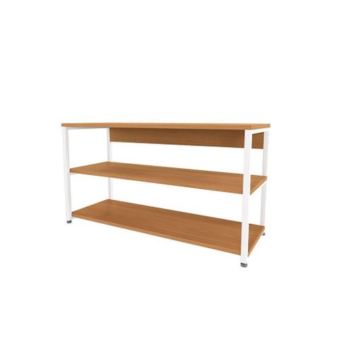 Sapateira Desk Canela/branco