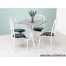 Base para Mesa de Jantar Quadrada ou Redonda Tampos de Mármore Granito Ql Branco - 6